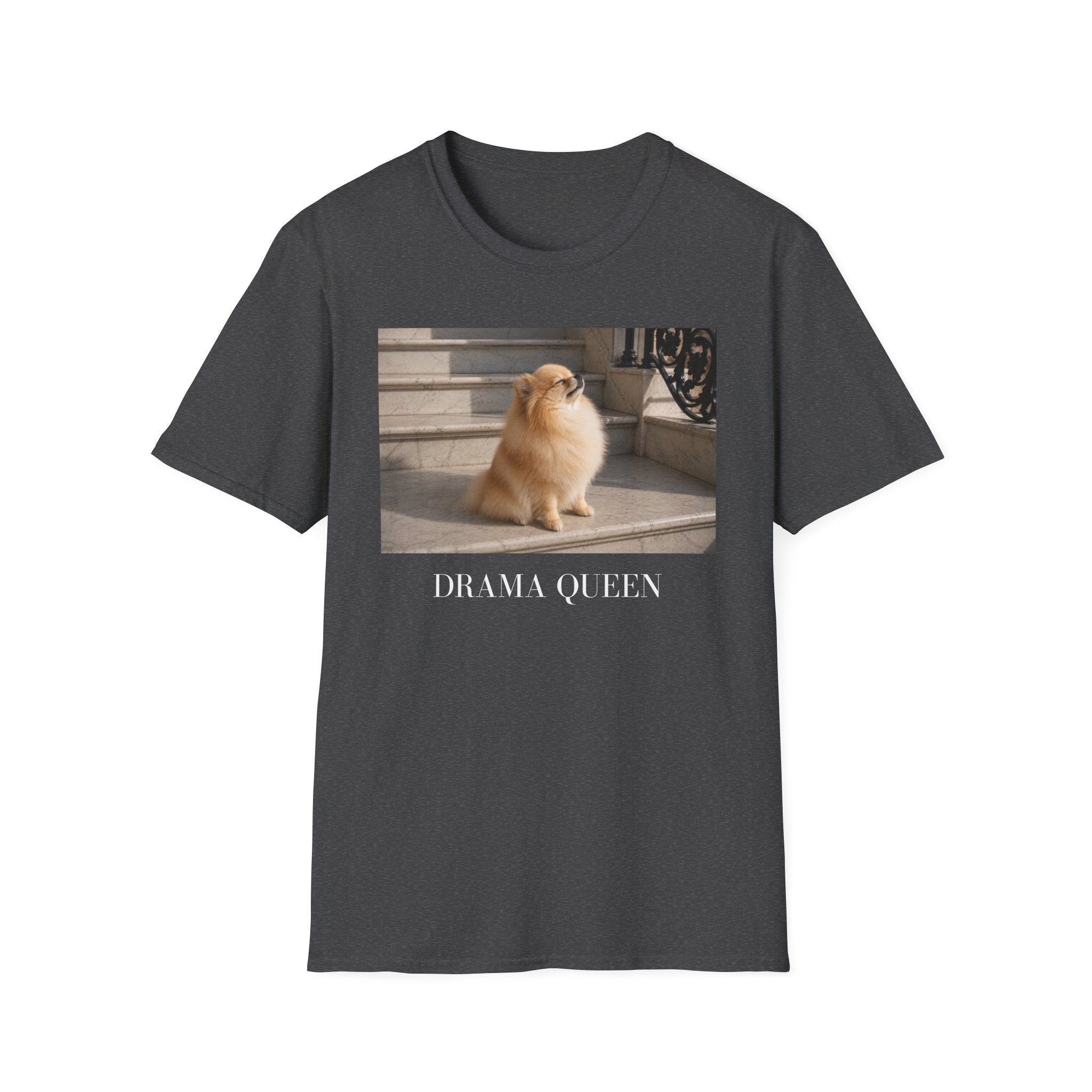 Drama Queen  Pomeranian Shirt | Funny Dog Mom Tee, Pet Lover Gift