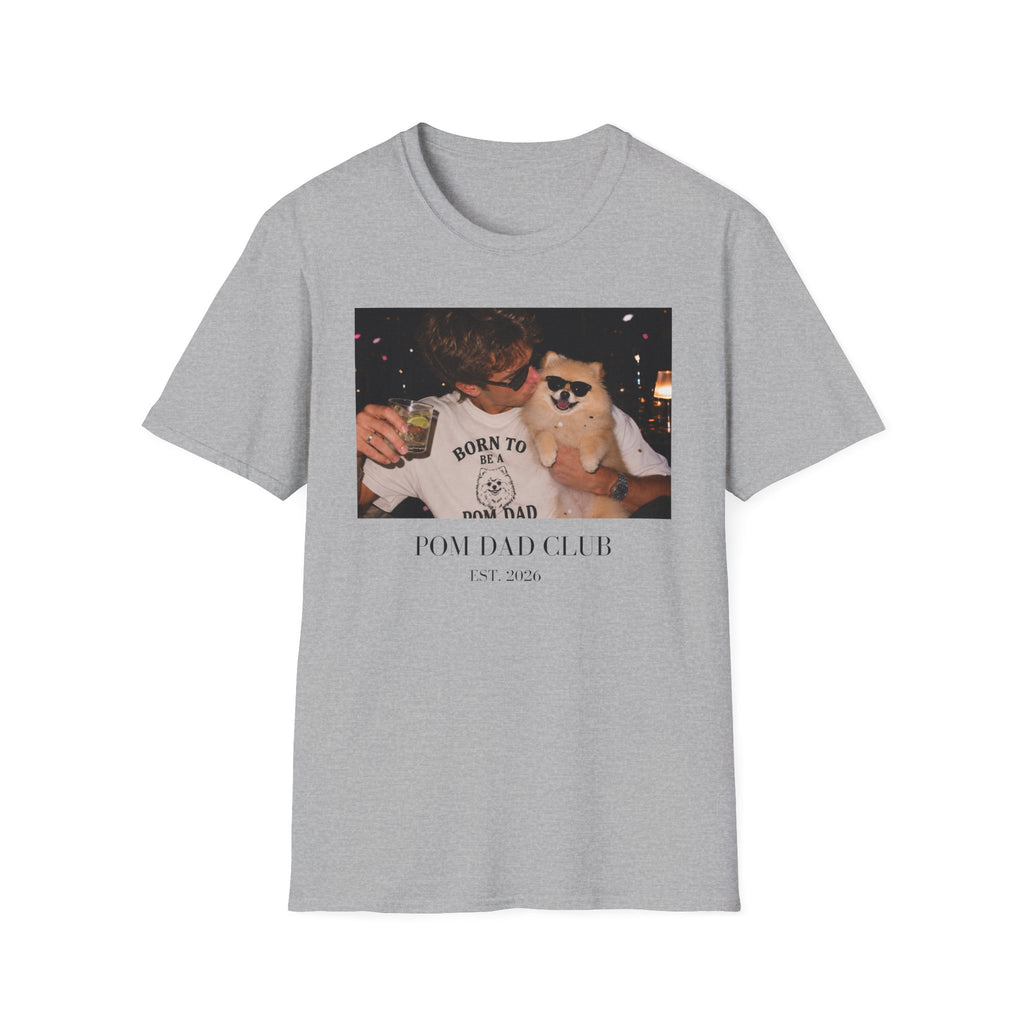 Pom Dad Club Shirt, Dog Dad Gift, Y2K Graphic Tee