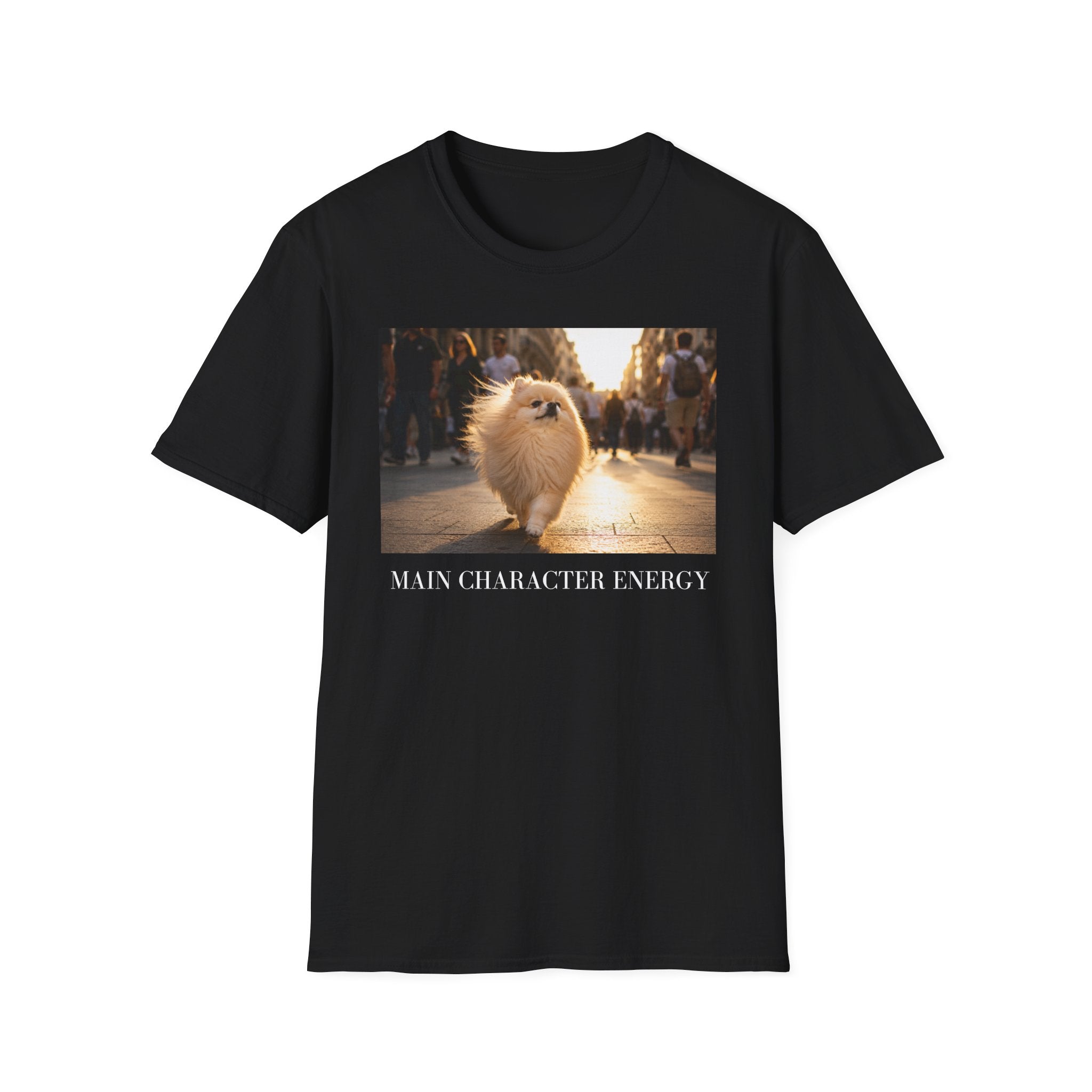 Main Character Energy | Pomeranian Dog Lover Tee