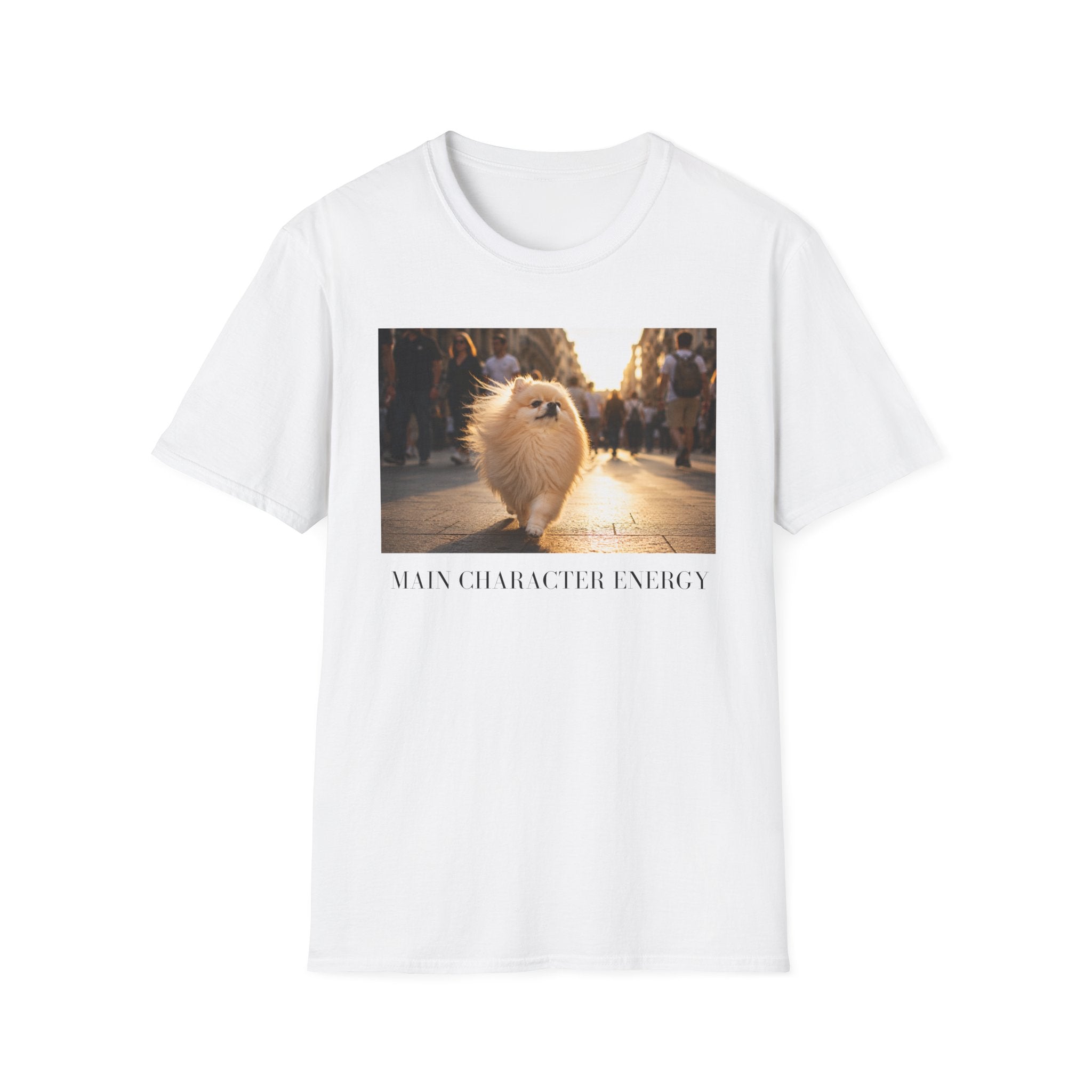 Main Character Energy | Pomeranian Dog Lover Tee