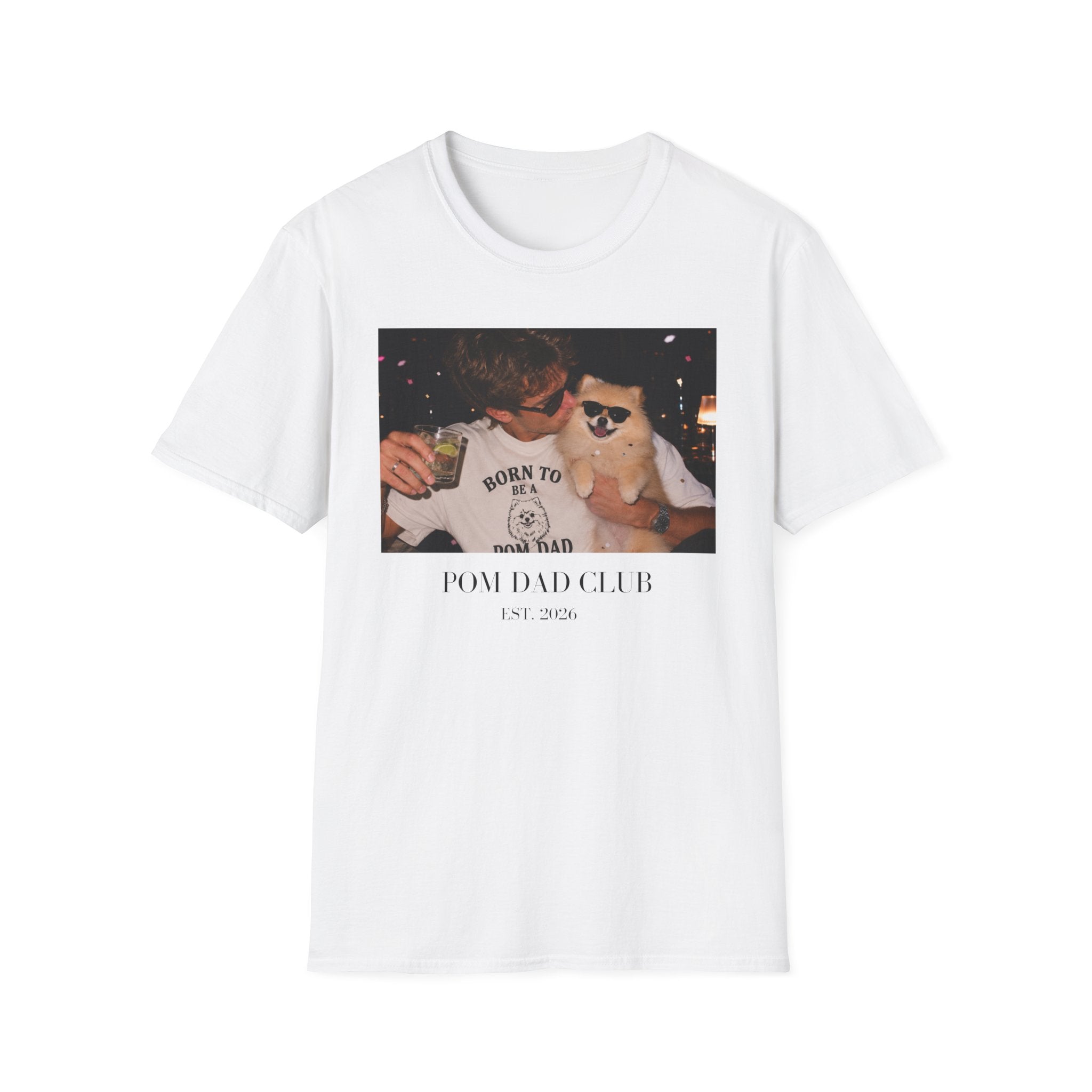 Pom Dad Club Shirt, Dog Dad Gift, Y2K Graphic Tee