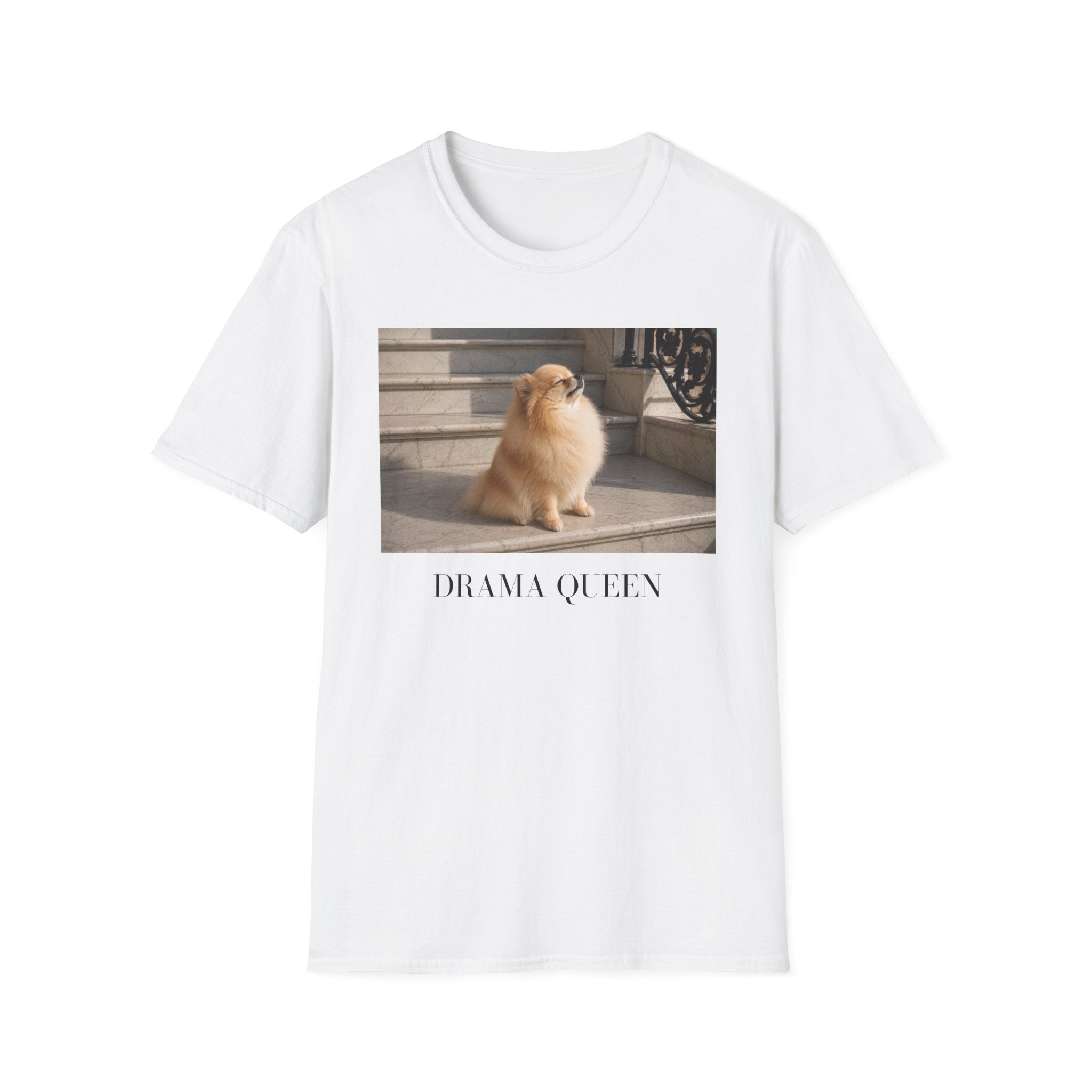 Drama Queen  Pomeranian Shirt | Funny Dog Mom Tee, Pet Lover Gift
