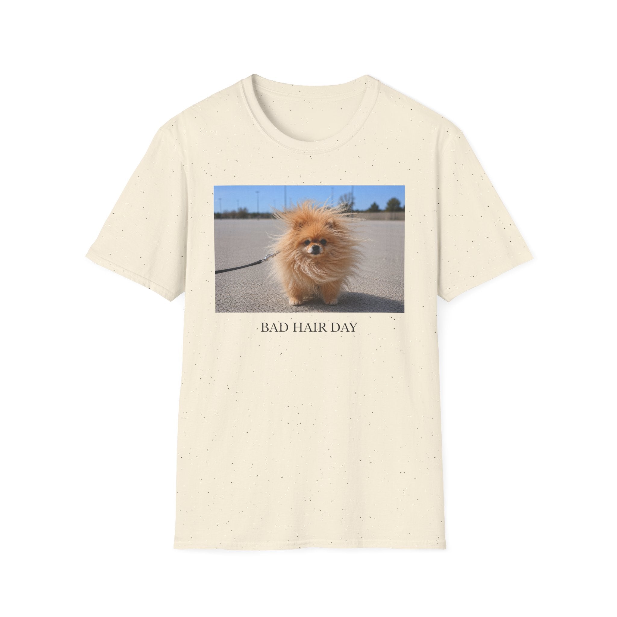 Bad Hair Day Pomeranian Shirt | Funny Dog Lover Unisex Tee