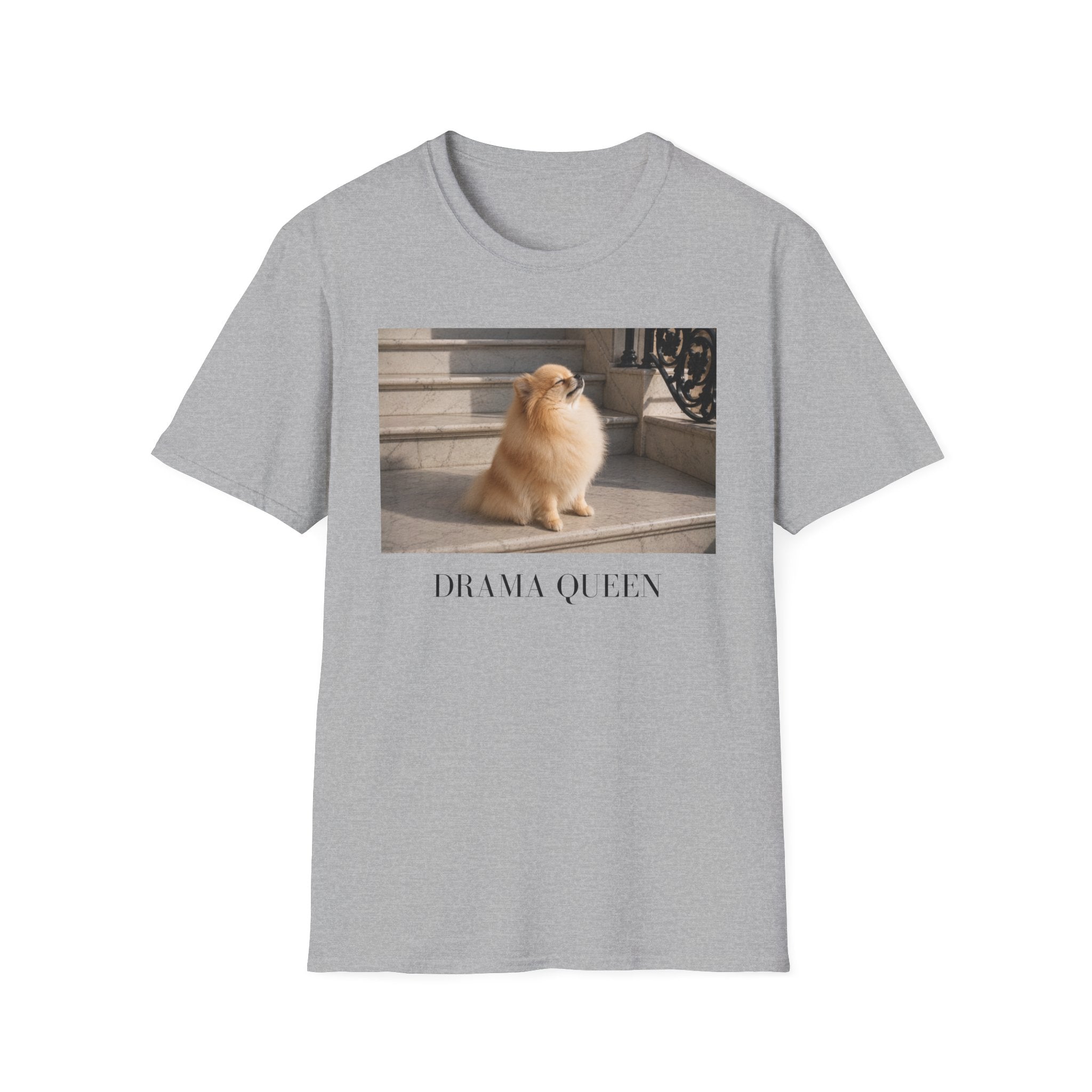 Drama Queen  Pomeranian Shirt | Funny Dog Mom Tee, Pet Lover Gift