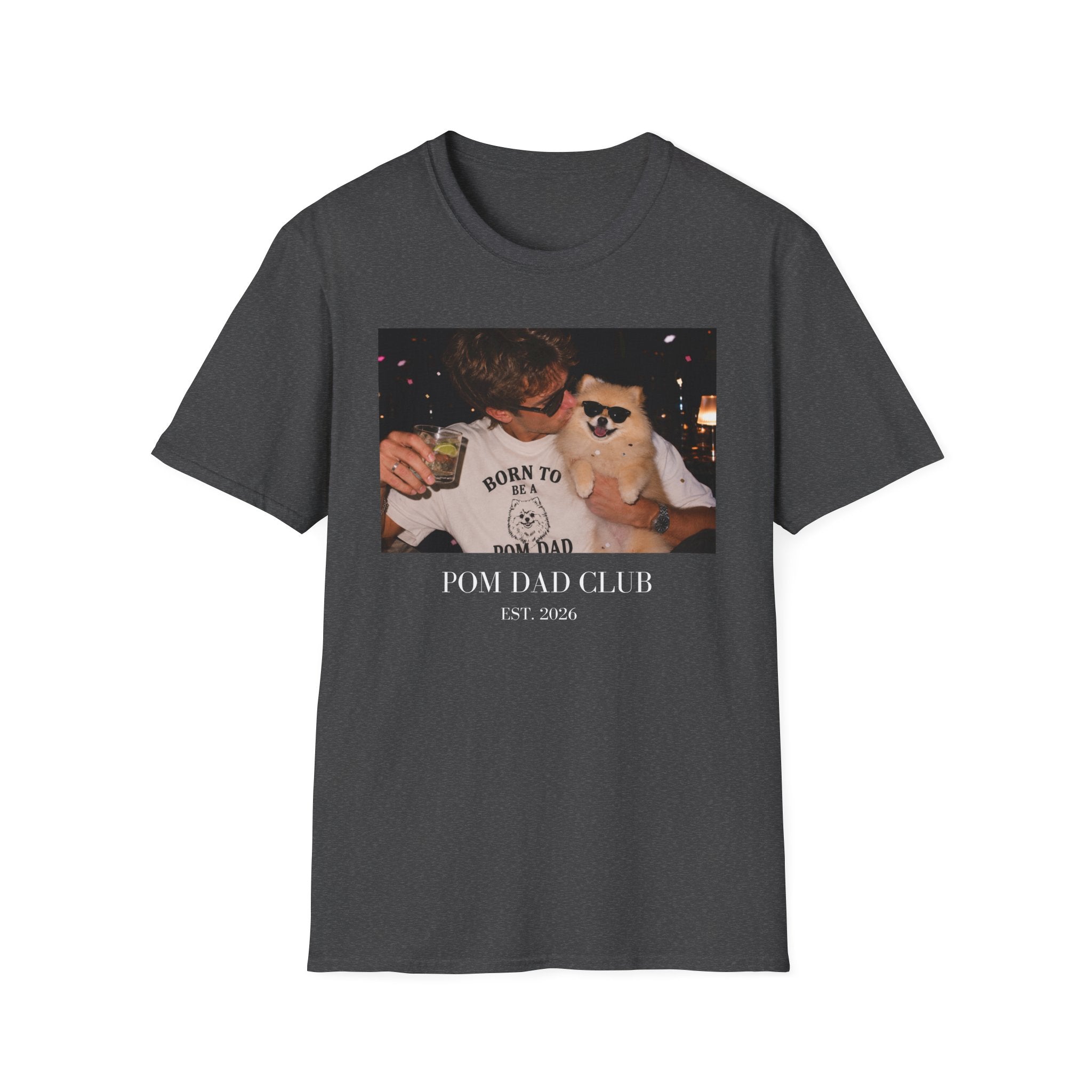 Pom Dad Club Shirt, Dog Dad Gift, Y2K Graphic Tee