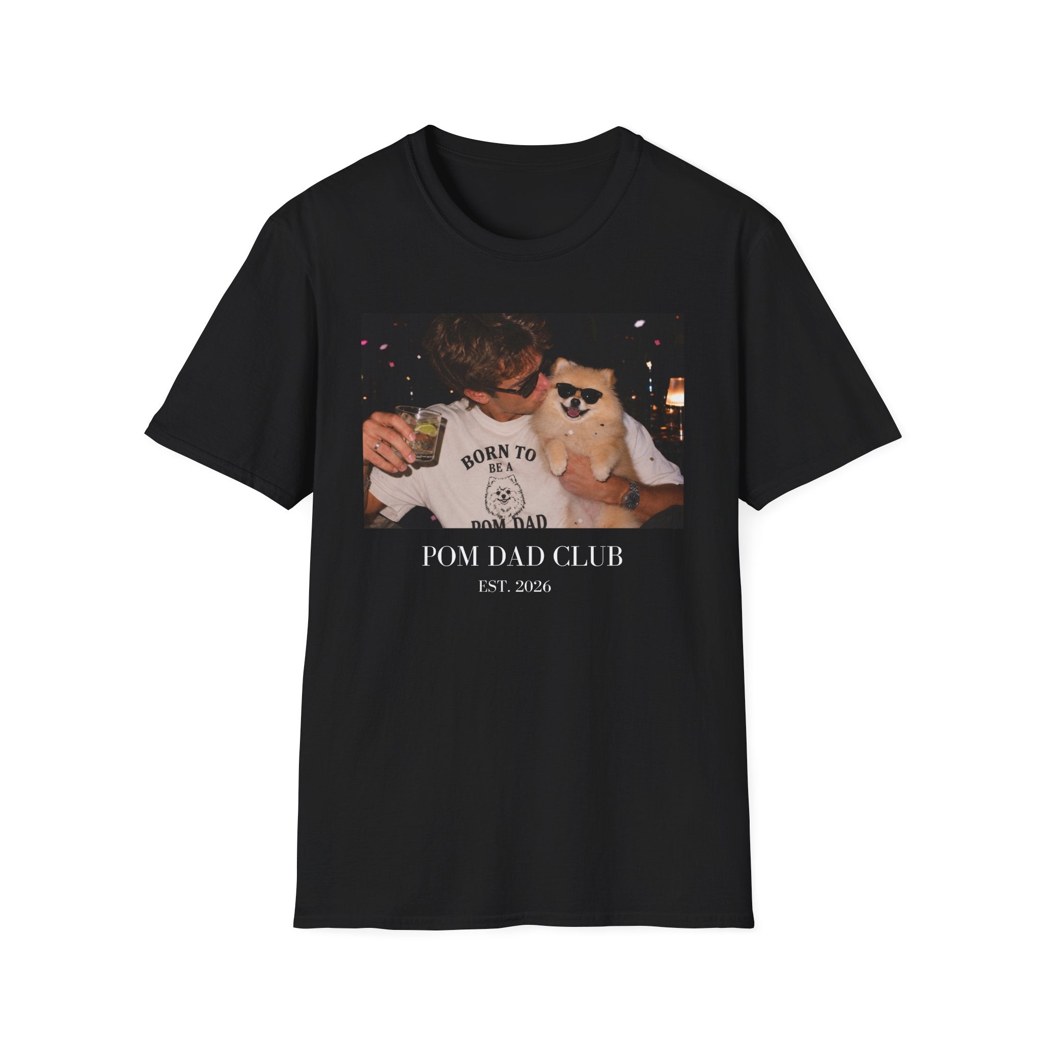 Pom Dad Club Shirt, Dog Dad Gift, Y2K Graphic Tee