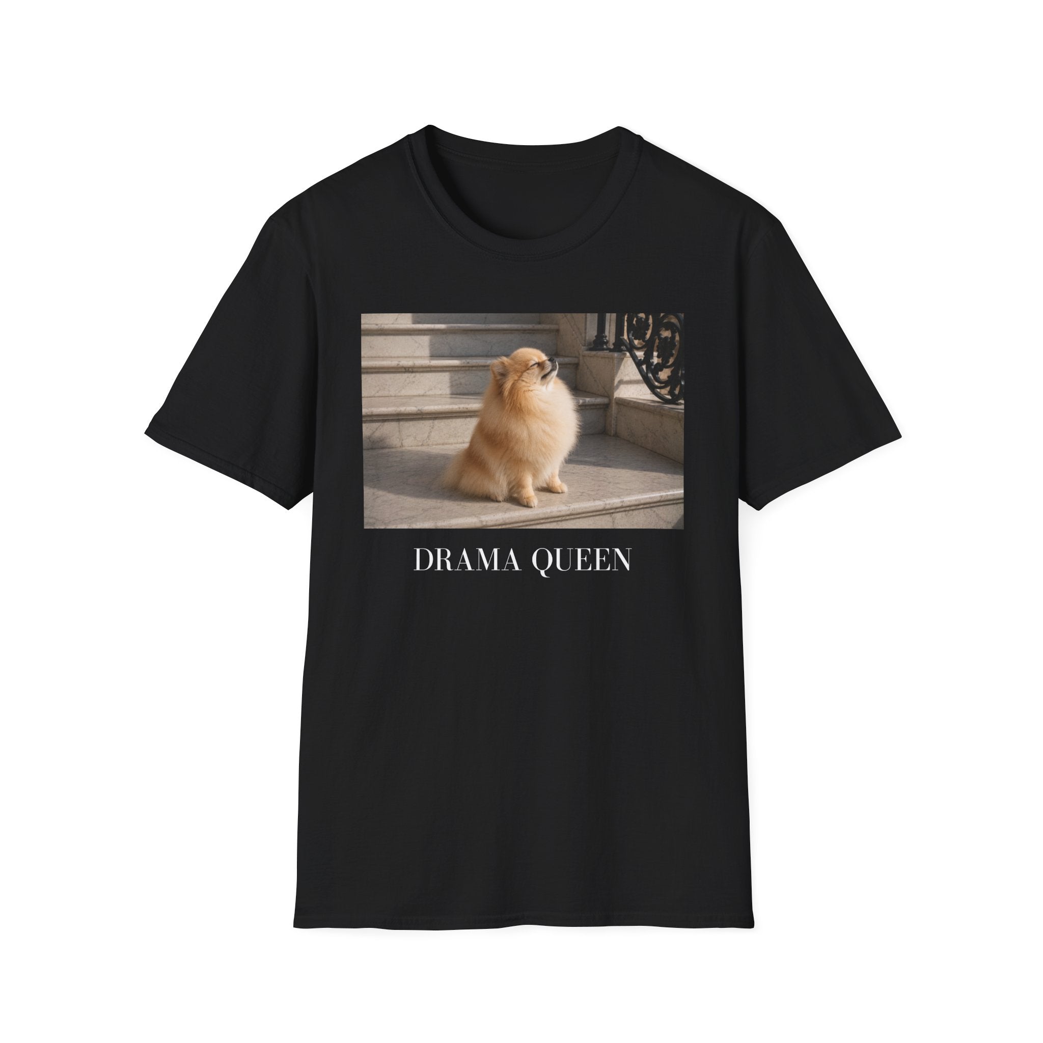 Drama Queen  Pomeranian Shirt | Funny Dog Mom Tee, Pet Lover Gift