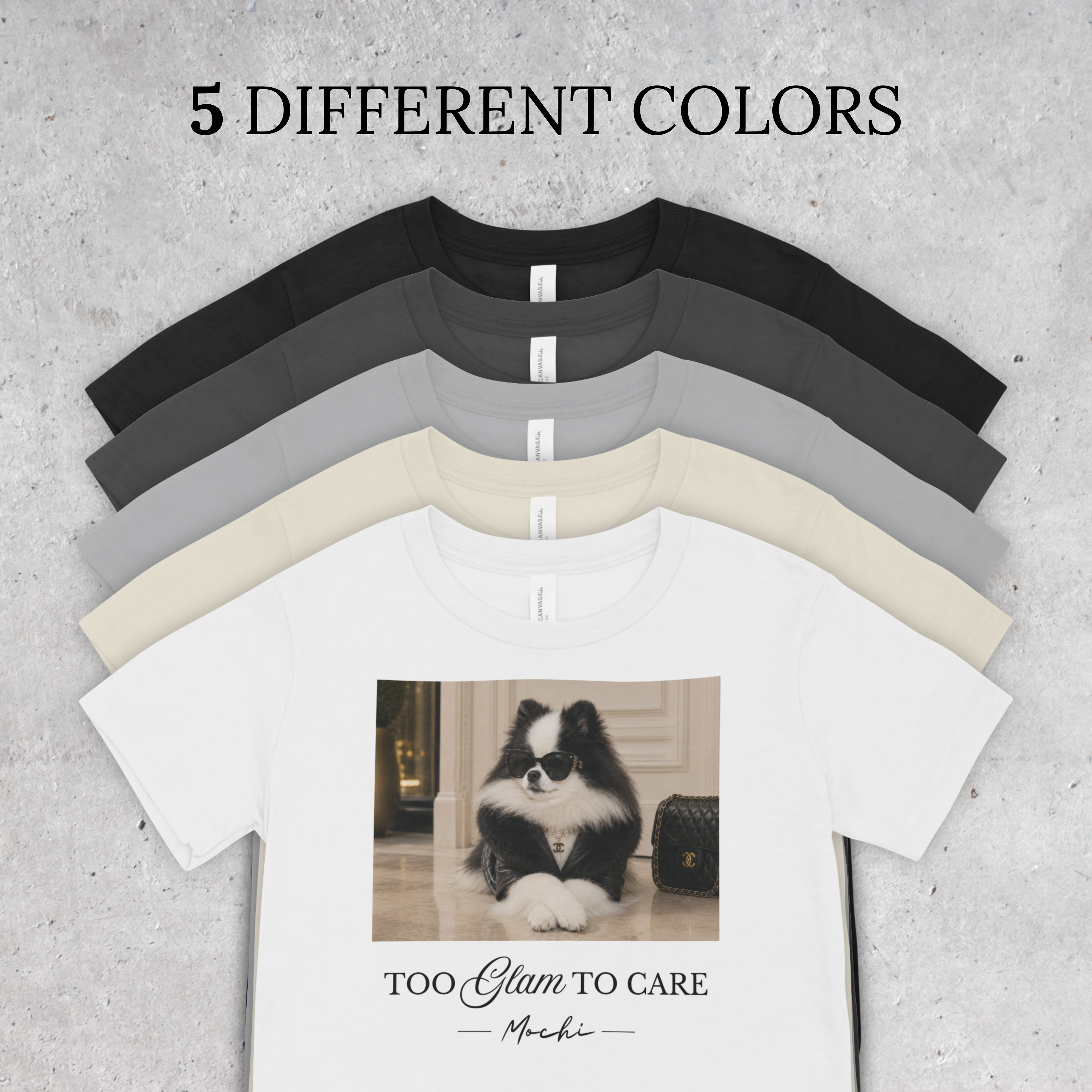 Custom Pomeranian T-Shirt | Dog’s photo & name