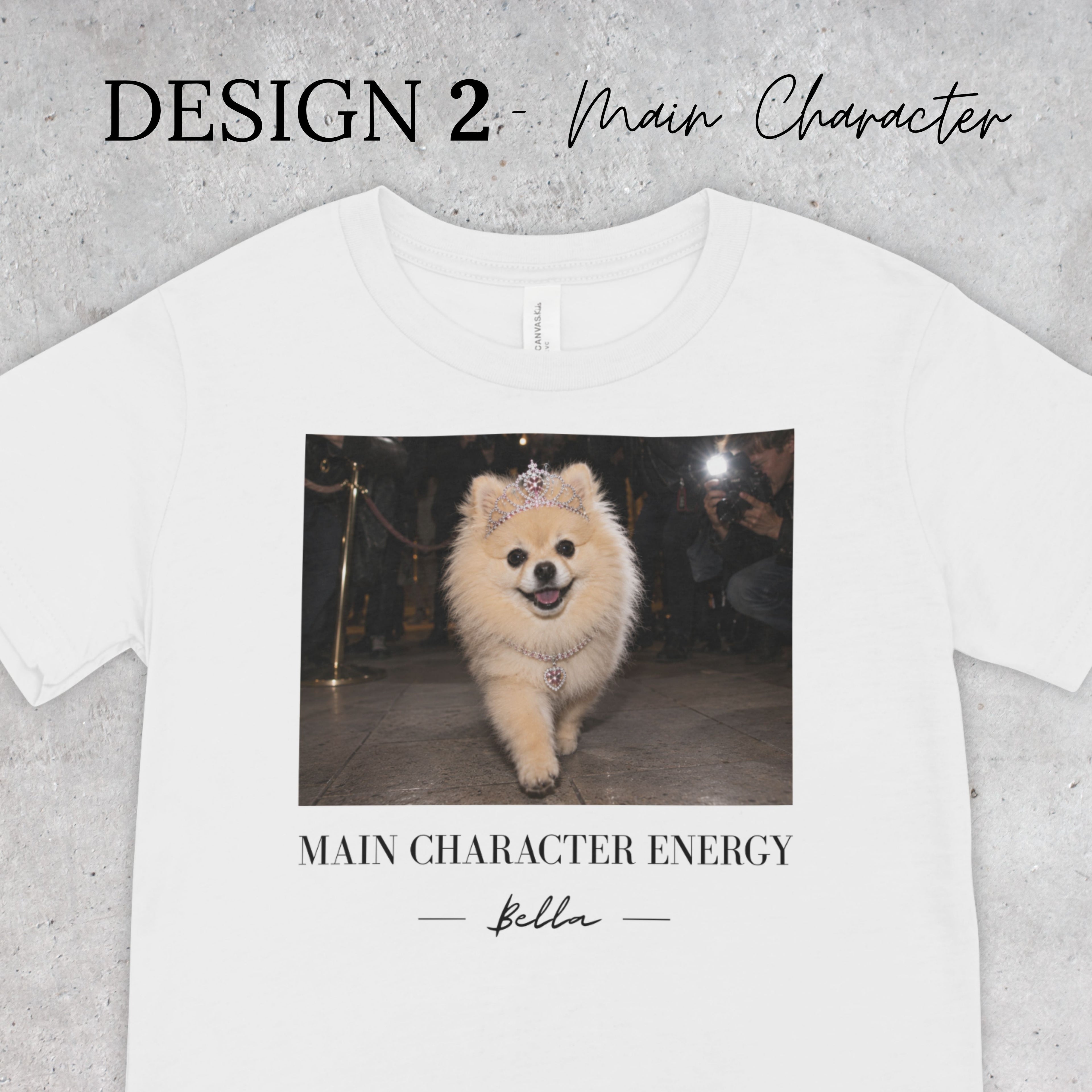 Custom Pomeranian T-Shirt | Dog’s photo & name