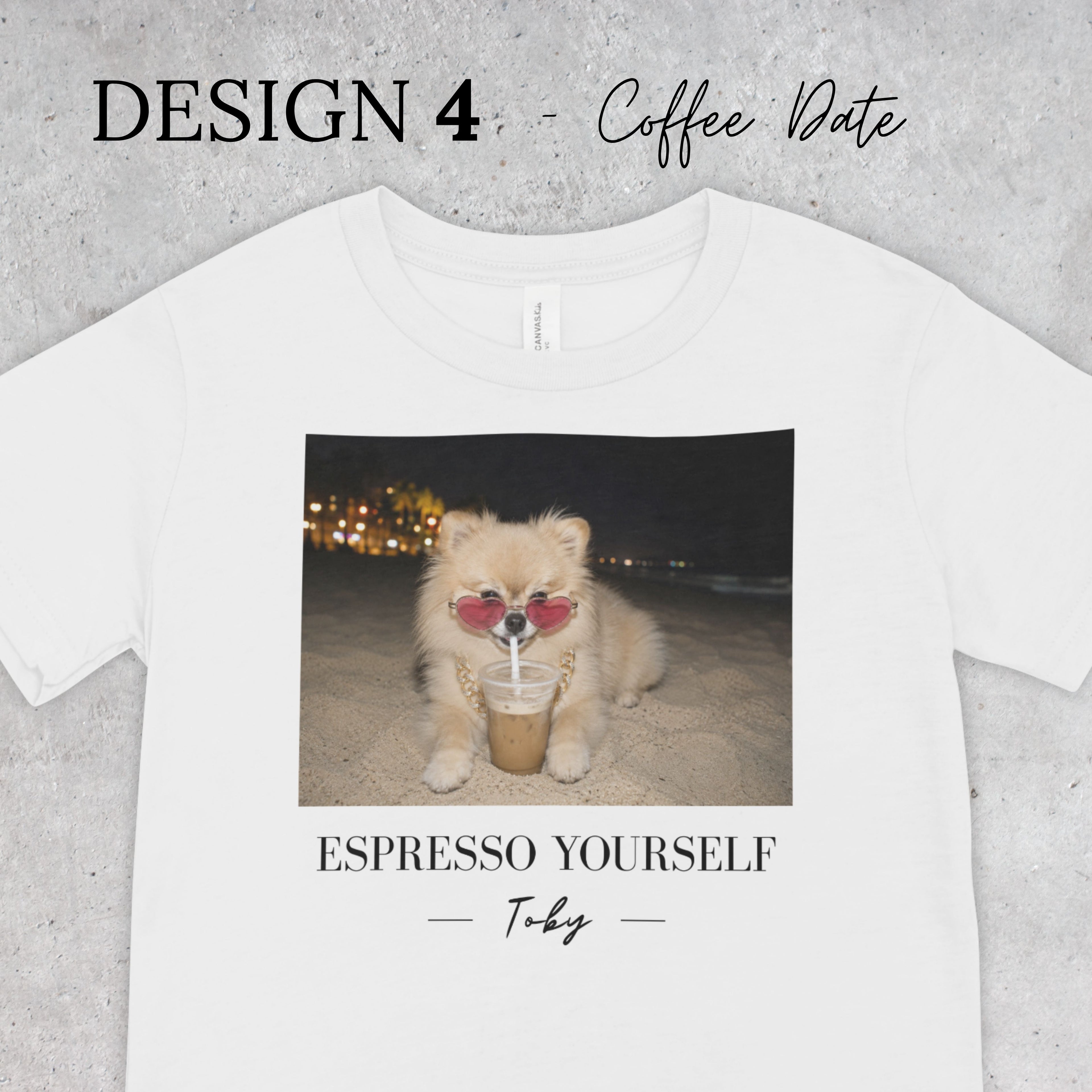Custom Pomeranian T-Shirt | Dog’s photo & name