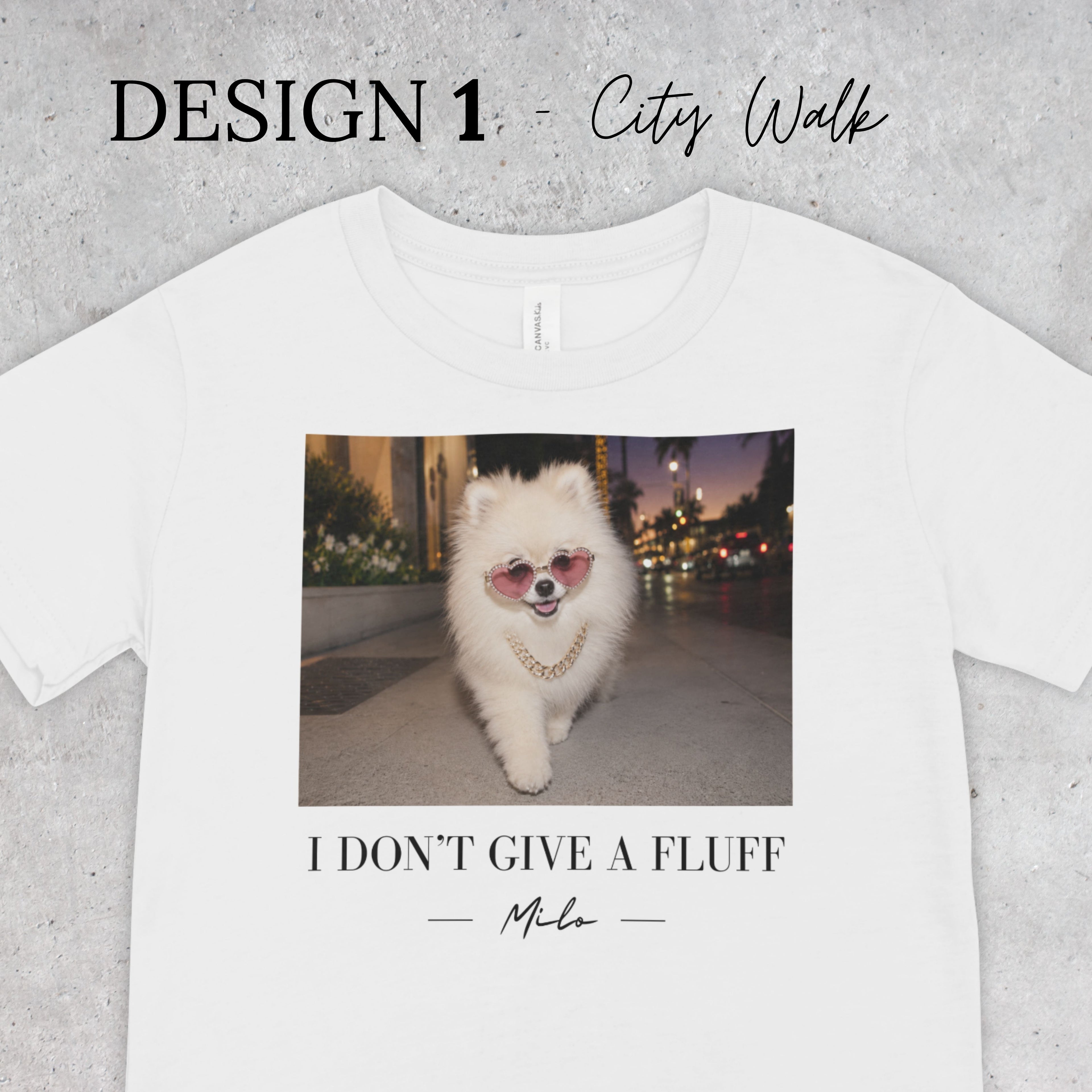 Custom Pomeranian T-Shirt | Dog’s photo & name