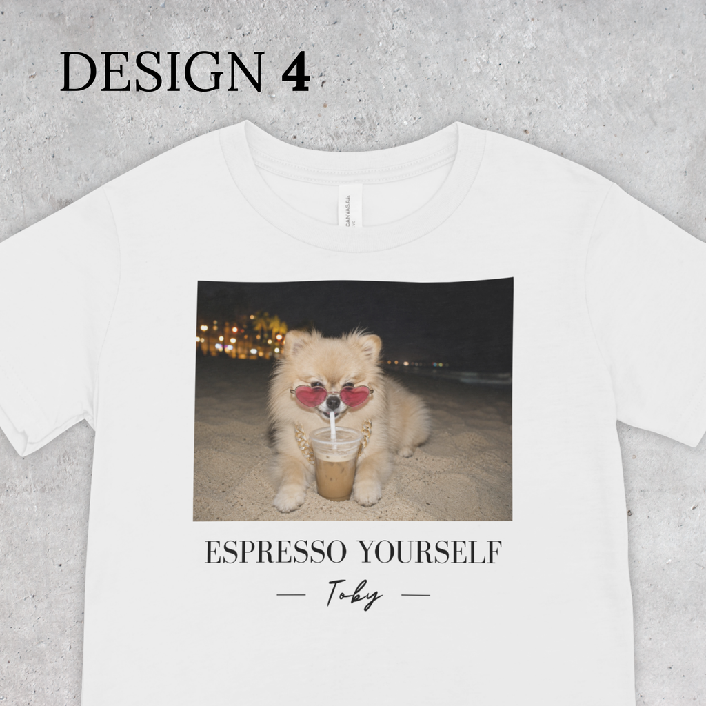 Custom Pomeranian T-Shirt | Dog’s photo & name