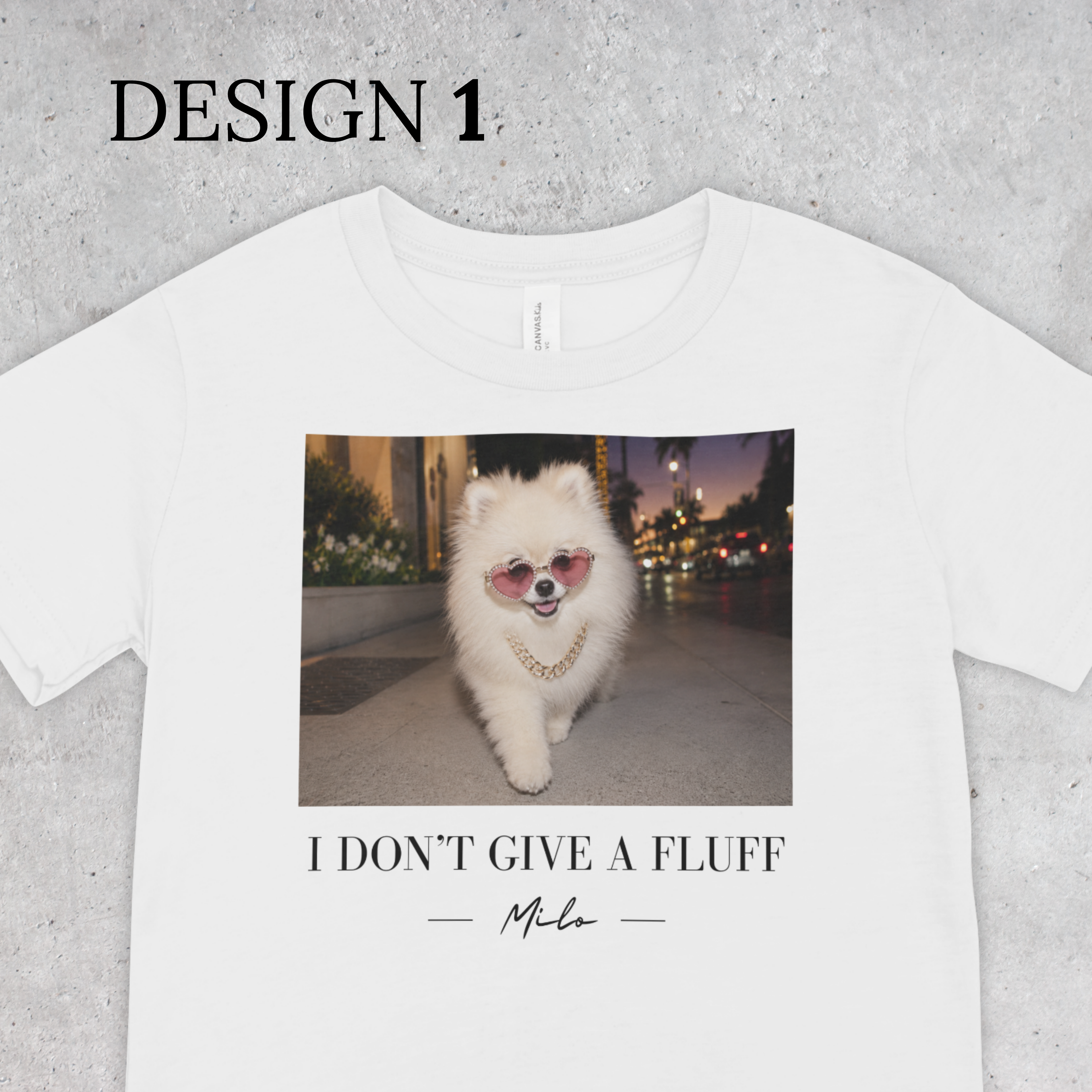 Custom Pomeranian T-Shirt | Dog’s photo & name