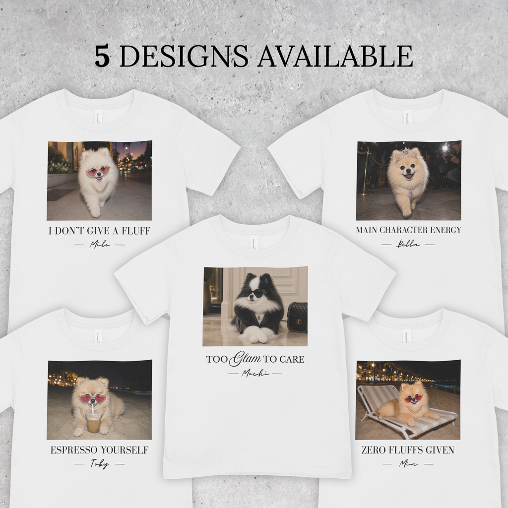 Custom Pomeranian T-Shirt | Dog’s photo & name