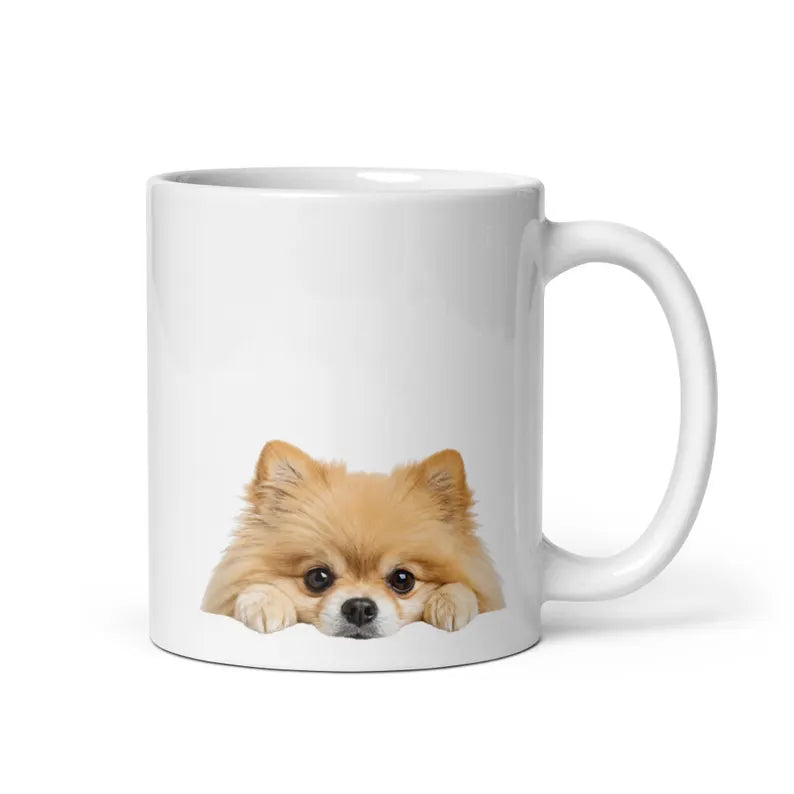 Pomeranian Hair is my Secret Ingredient Mug, Funny Dog Lover Coffee Cup