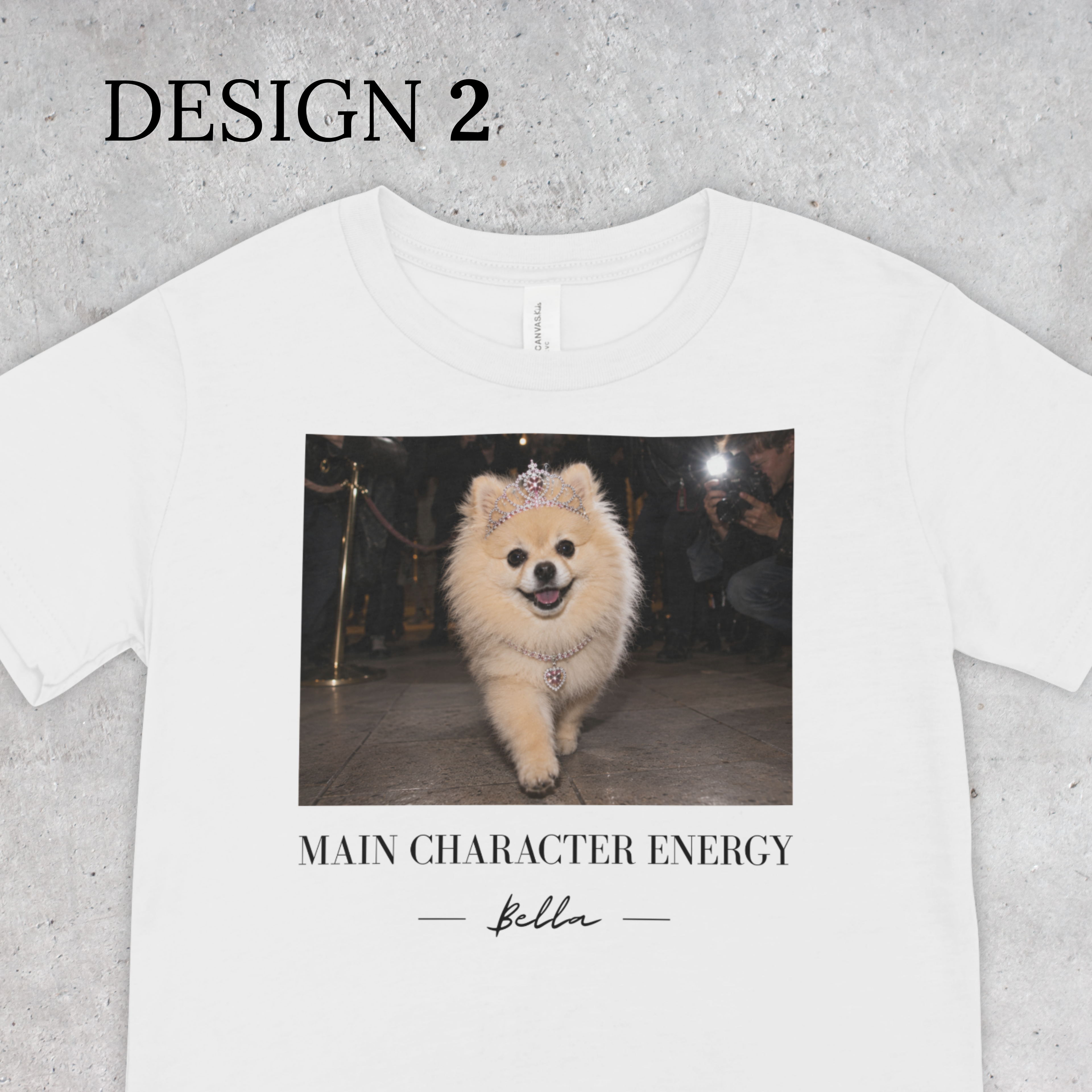 Custom Pomeranian T-Shirt | Dog’s photo & name