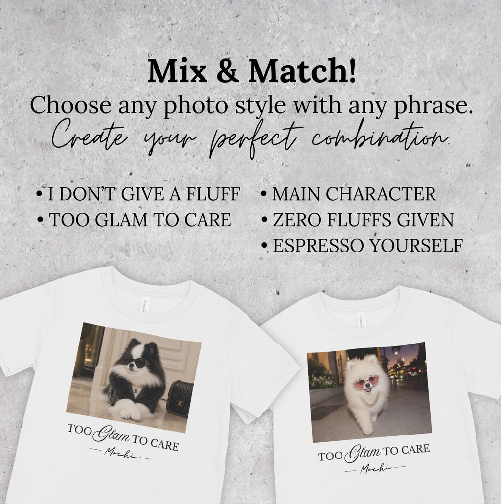 Custom Pomeranian T-Shirt | Dog’s photo & name