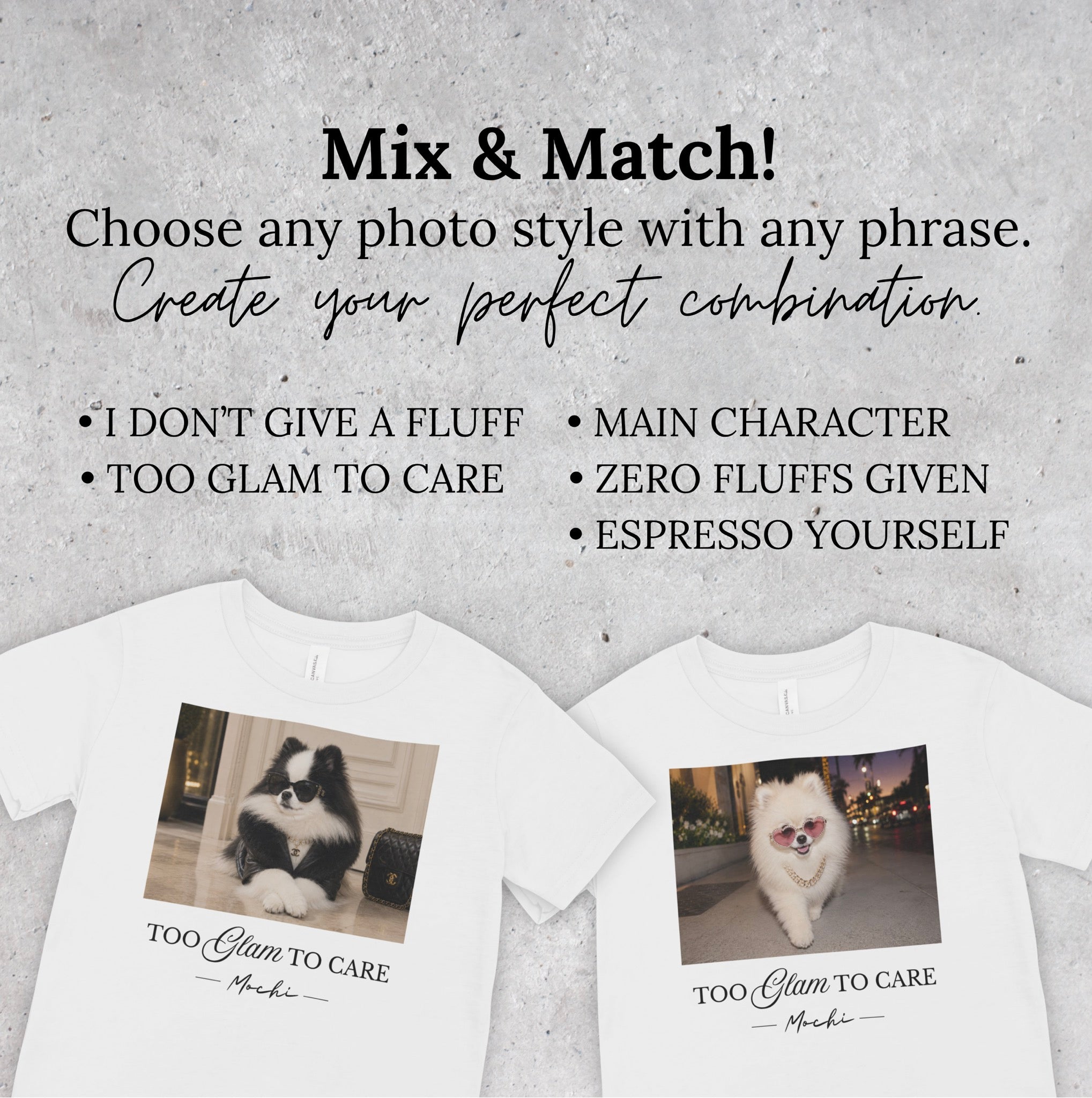 Custom Pomeranian T-Shirt | Dog’s photo & name