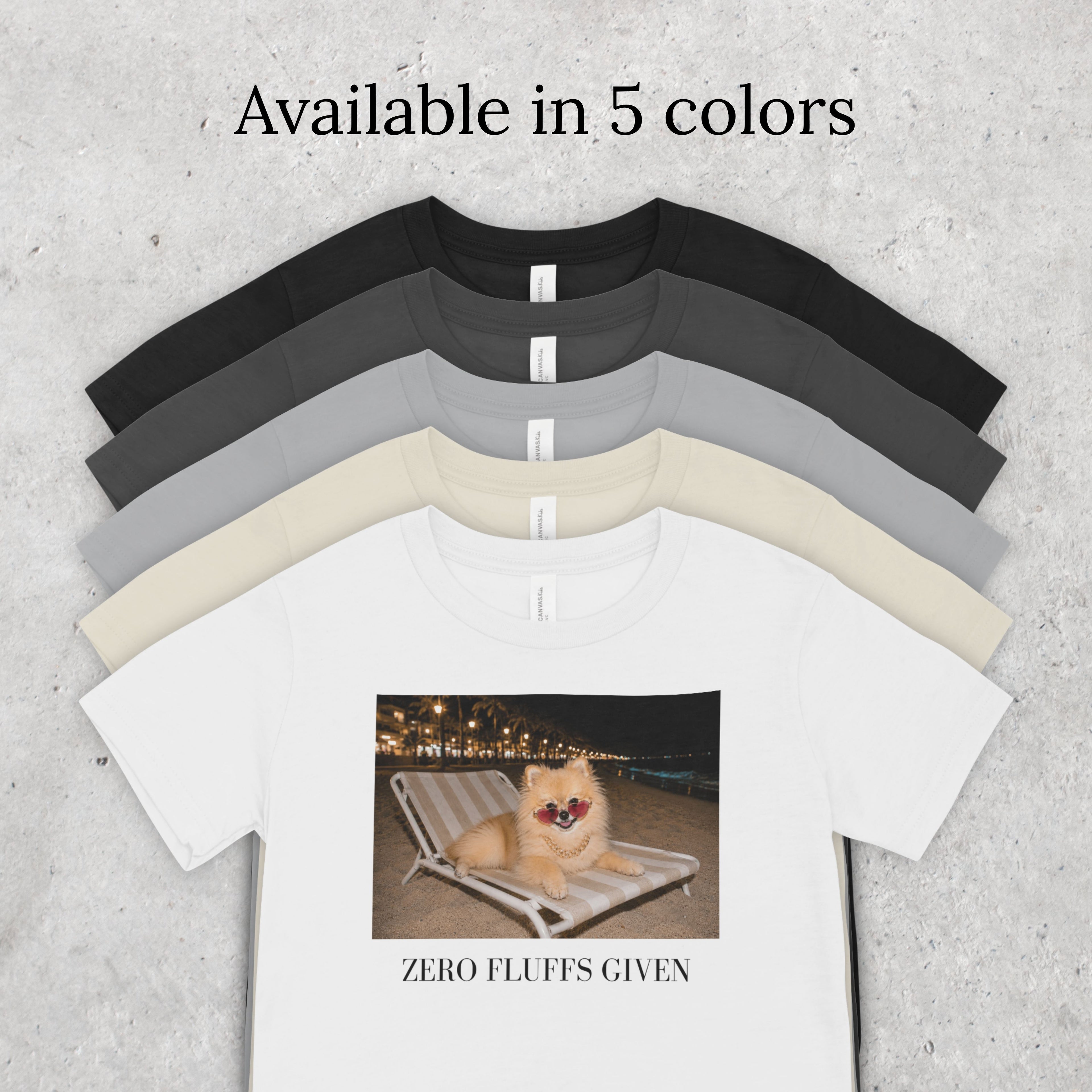 Zero Fluffs Given Pomeranian Shirt | Sassy Dog Mom Tee