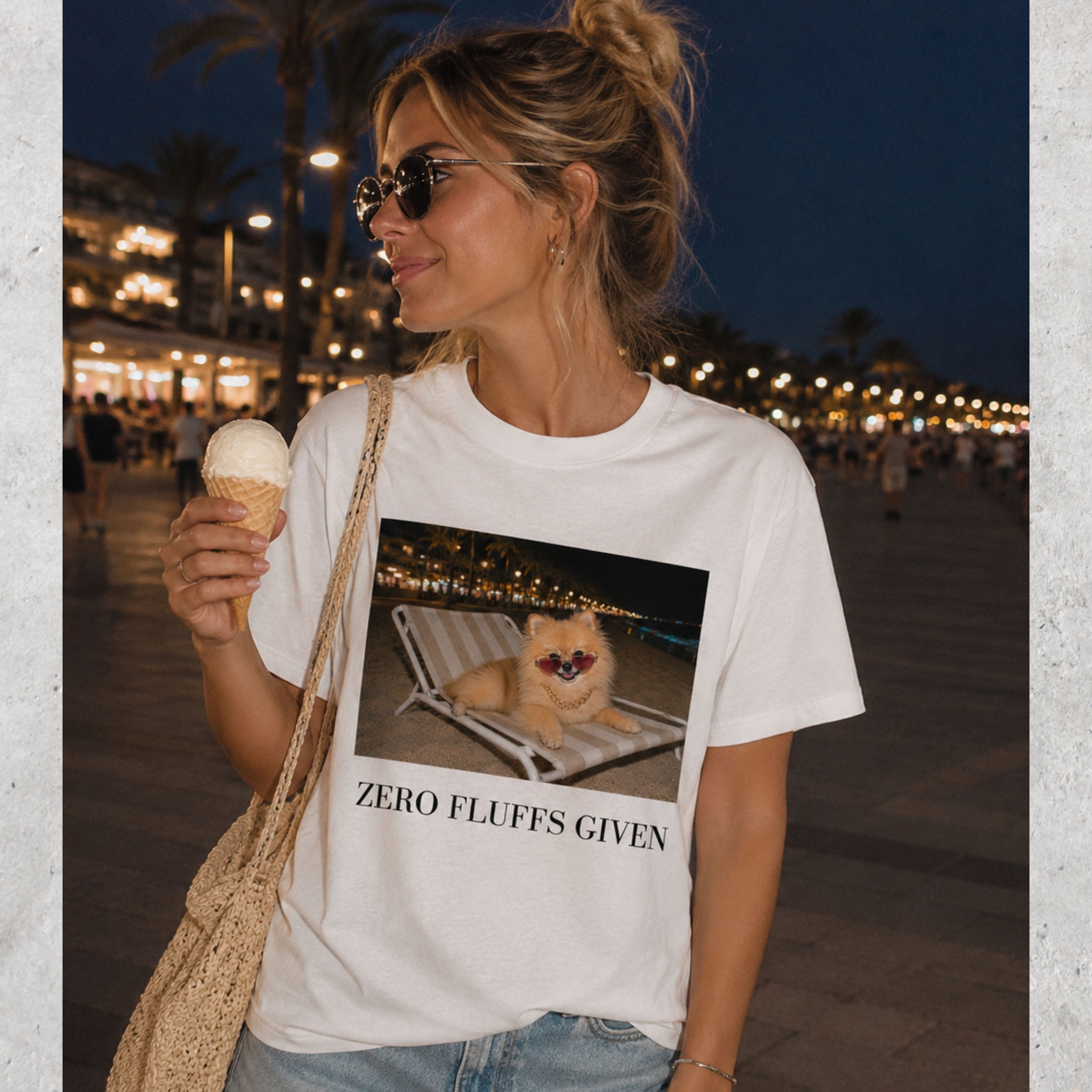 Zero Fluffs Given Pomeranian Shirt | Sassy Dog Mom Tee