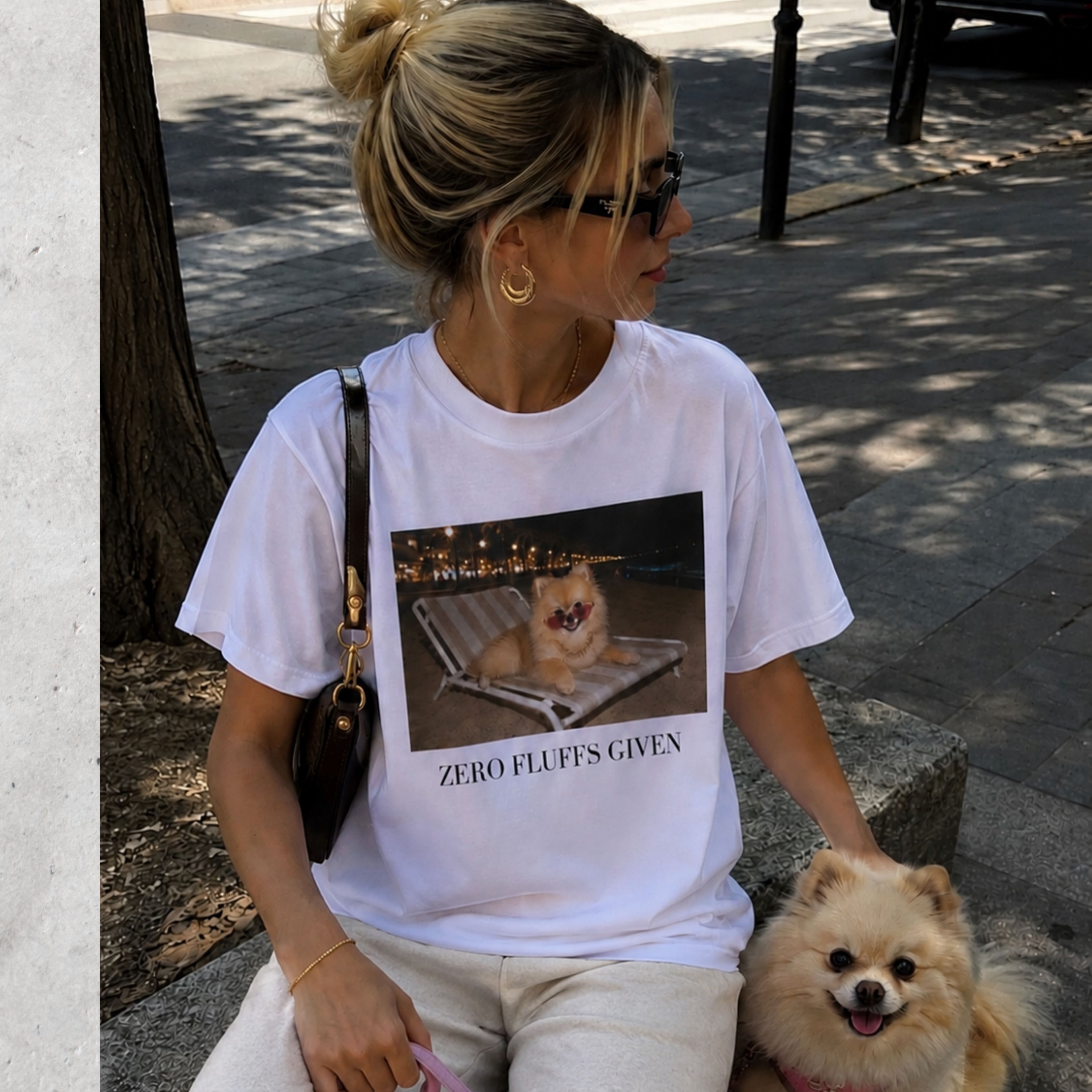 Zero Fluffs Given Pomeranian Shirt | Sassy Dog Mom Tee