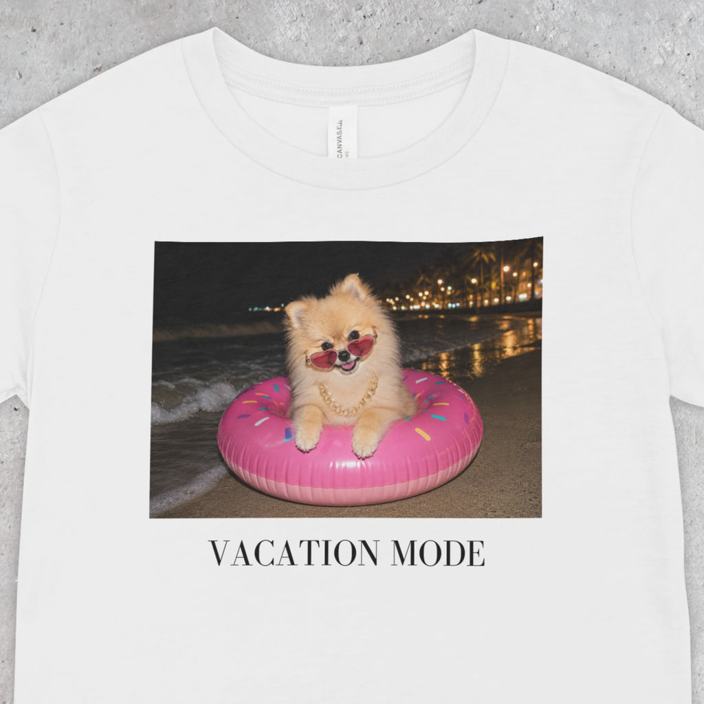 Vacation Mode Pomeranian Beach Shirt | Funny Summer Dog Tee