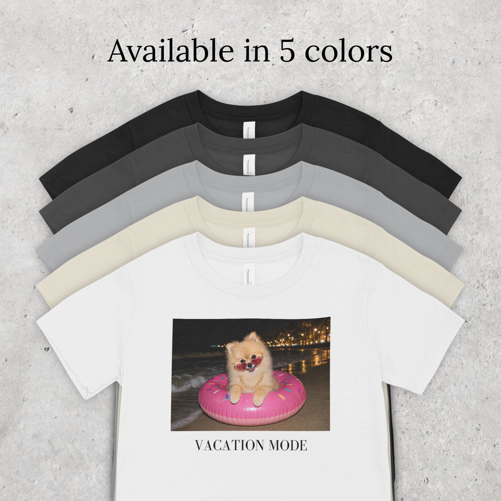 Vacation Mode Pomeranian Beach Shirt | Funny Summer Dog Tee