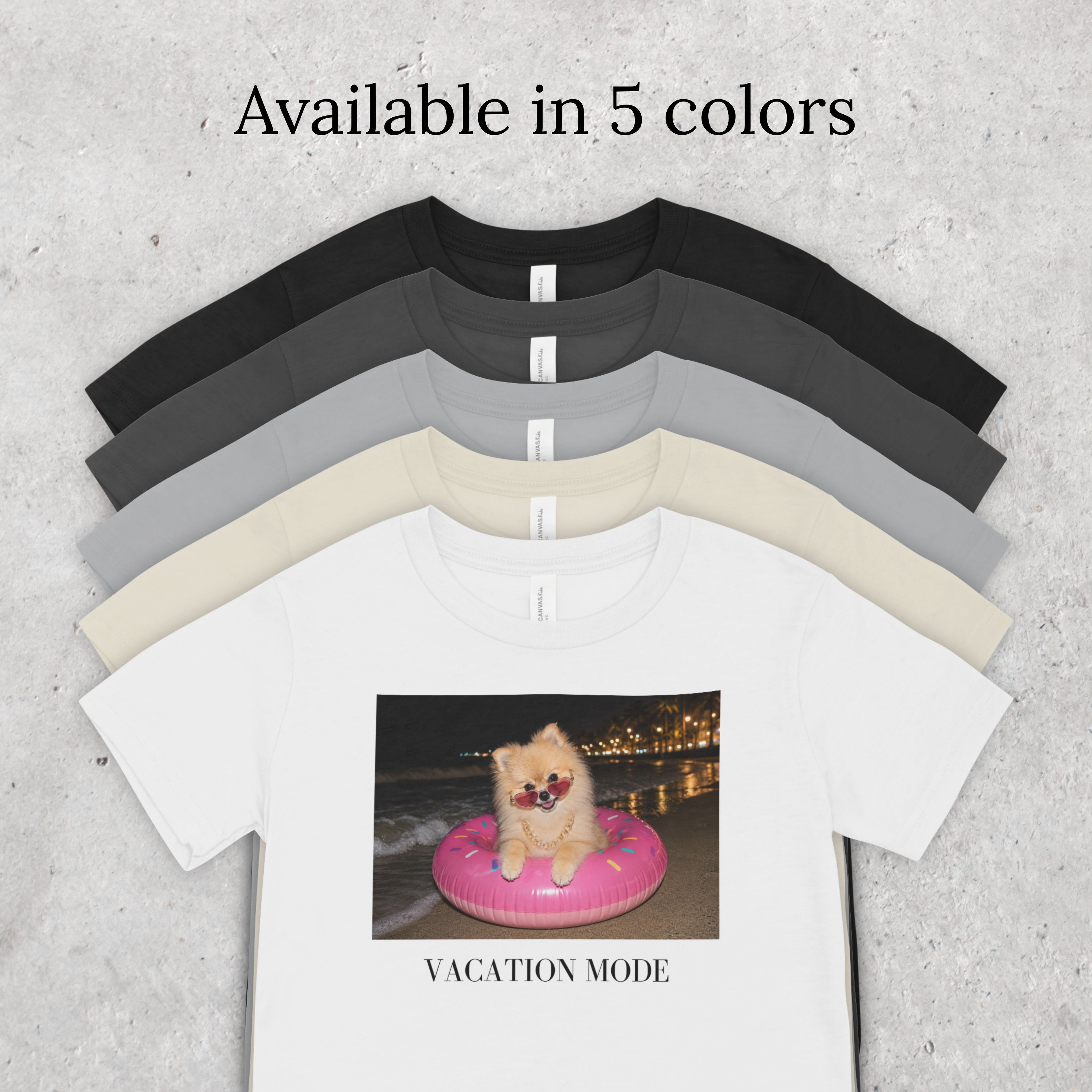 Vacation Mode Pomeranian Beach Shirt | Funny Summer Dog Tee