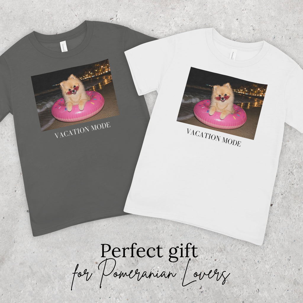Vacation Mode Pomeranian Beach Shirt | Funny Summer Dog Tee