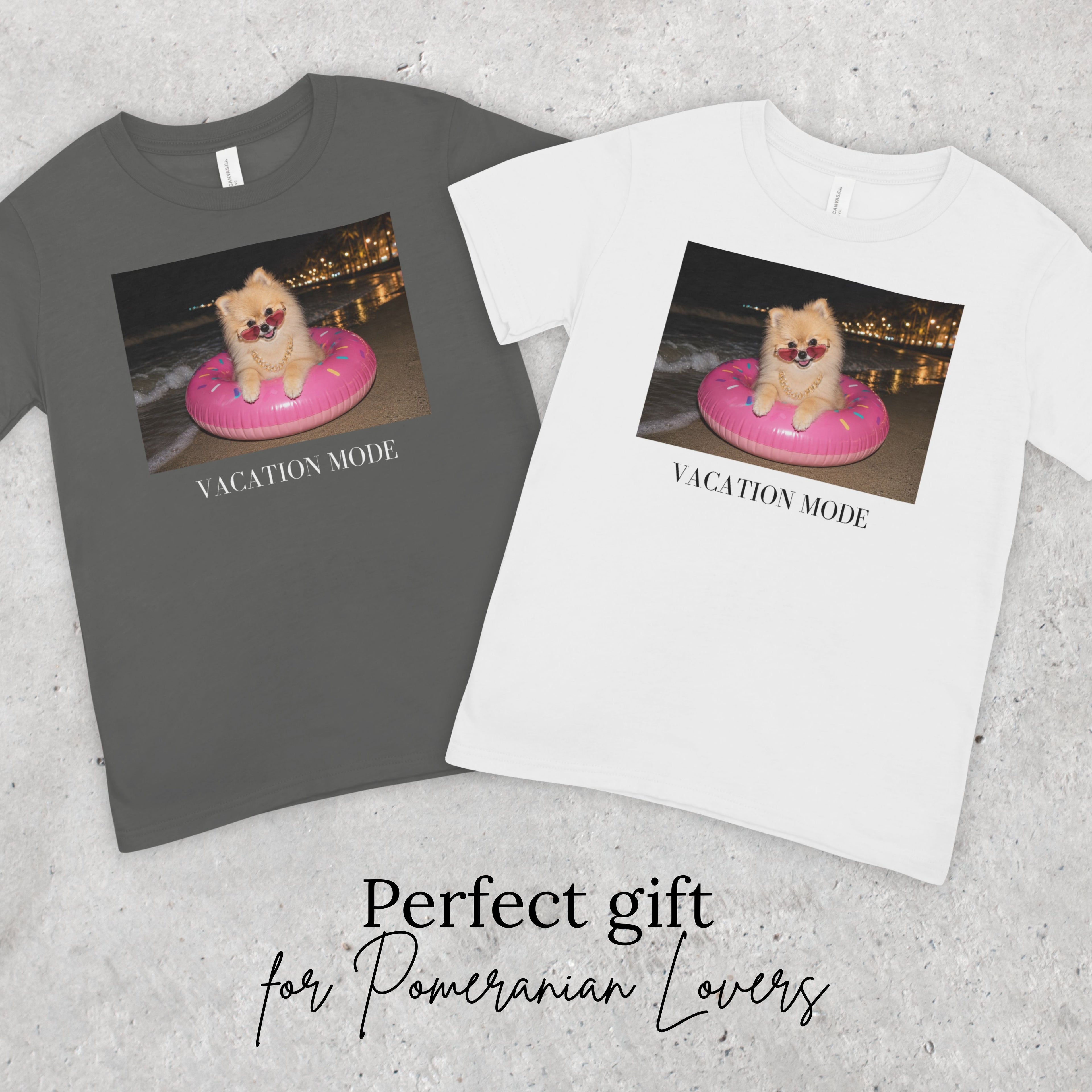 Vacation Mode Pomeranian Beach Shirt | Funny Summer Dog Tee