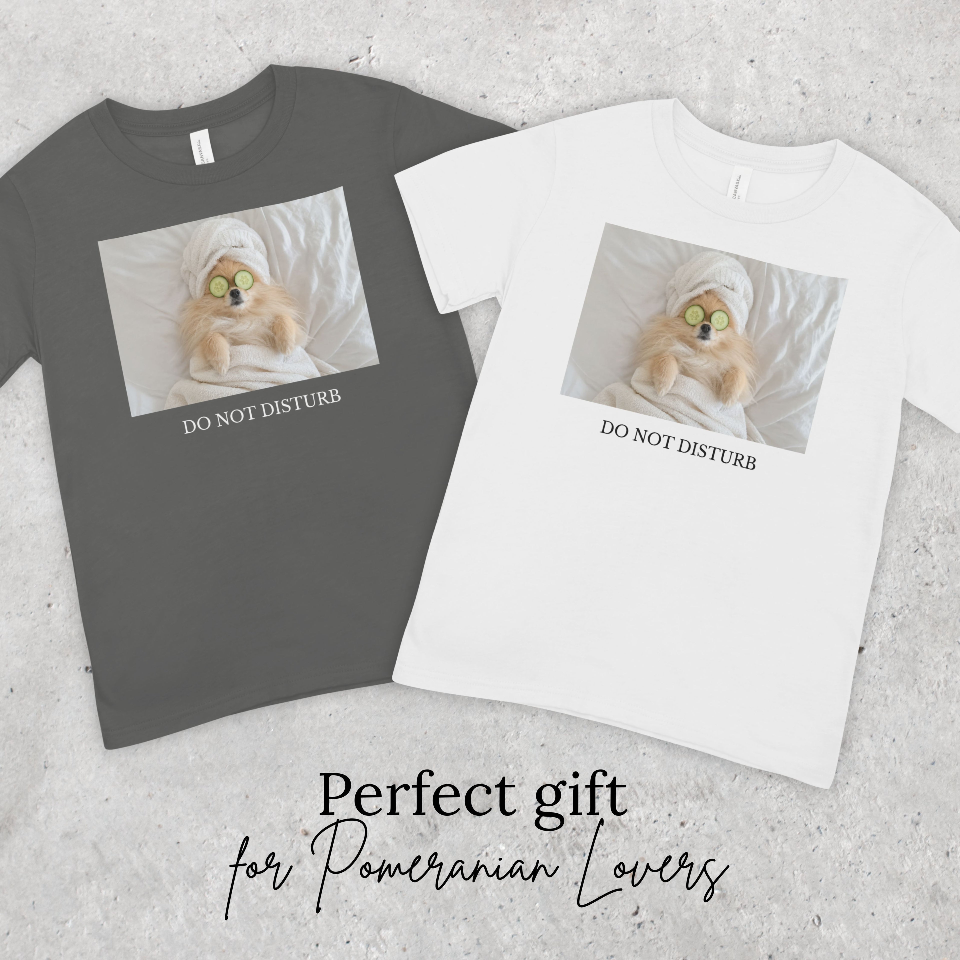 Do Not Disturb Pomeranian Shirt | Funny Dog Lover Unisex T-Shirt | Self Care Gift