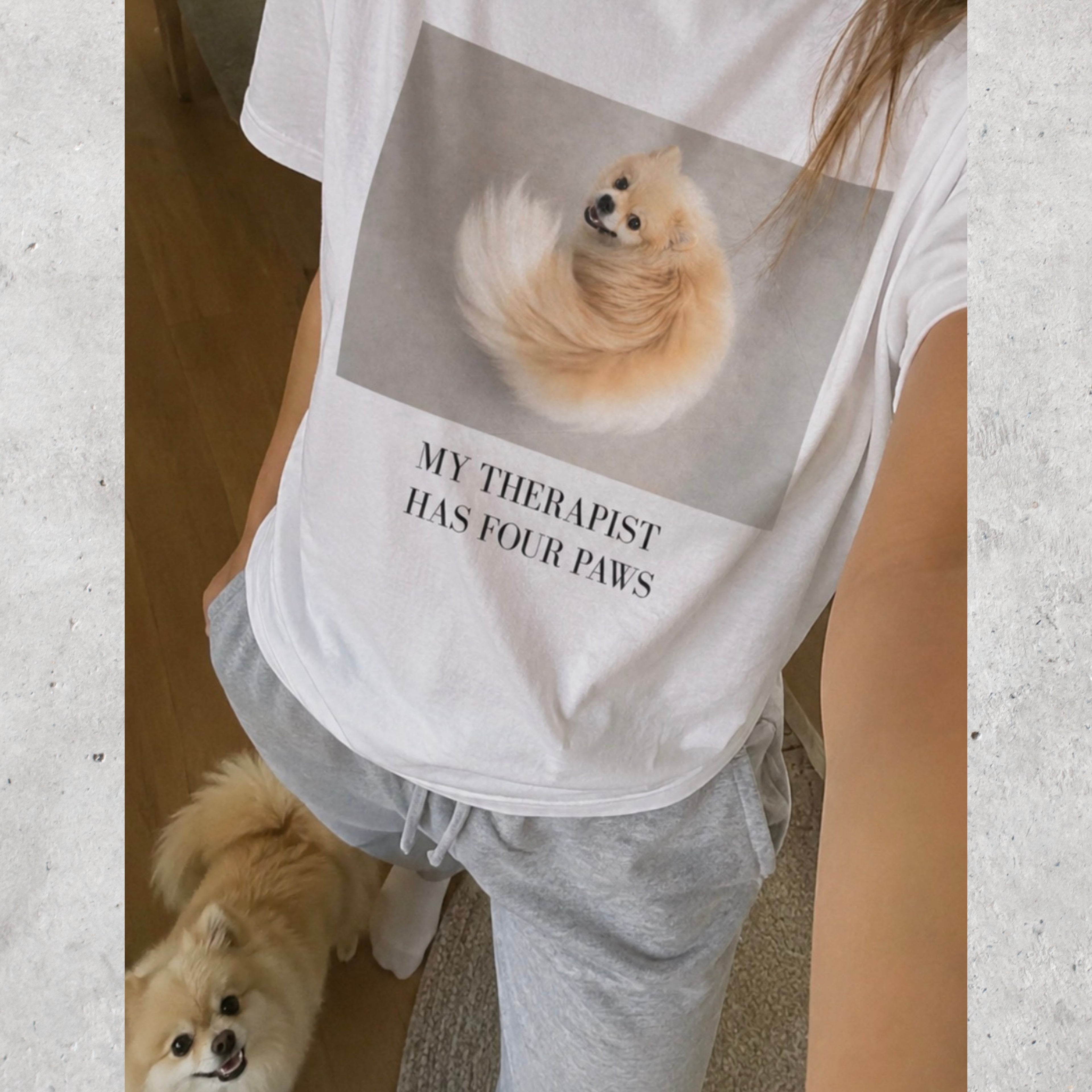 My Therapist Has Four Paws | Dog Mom Dad Tee
