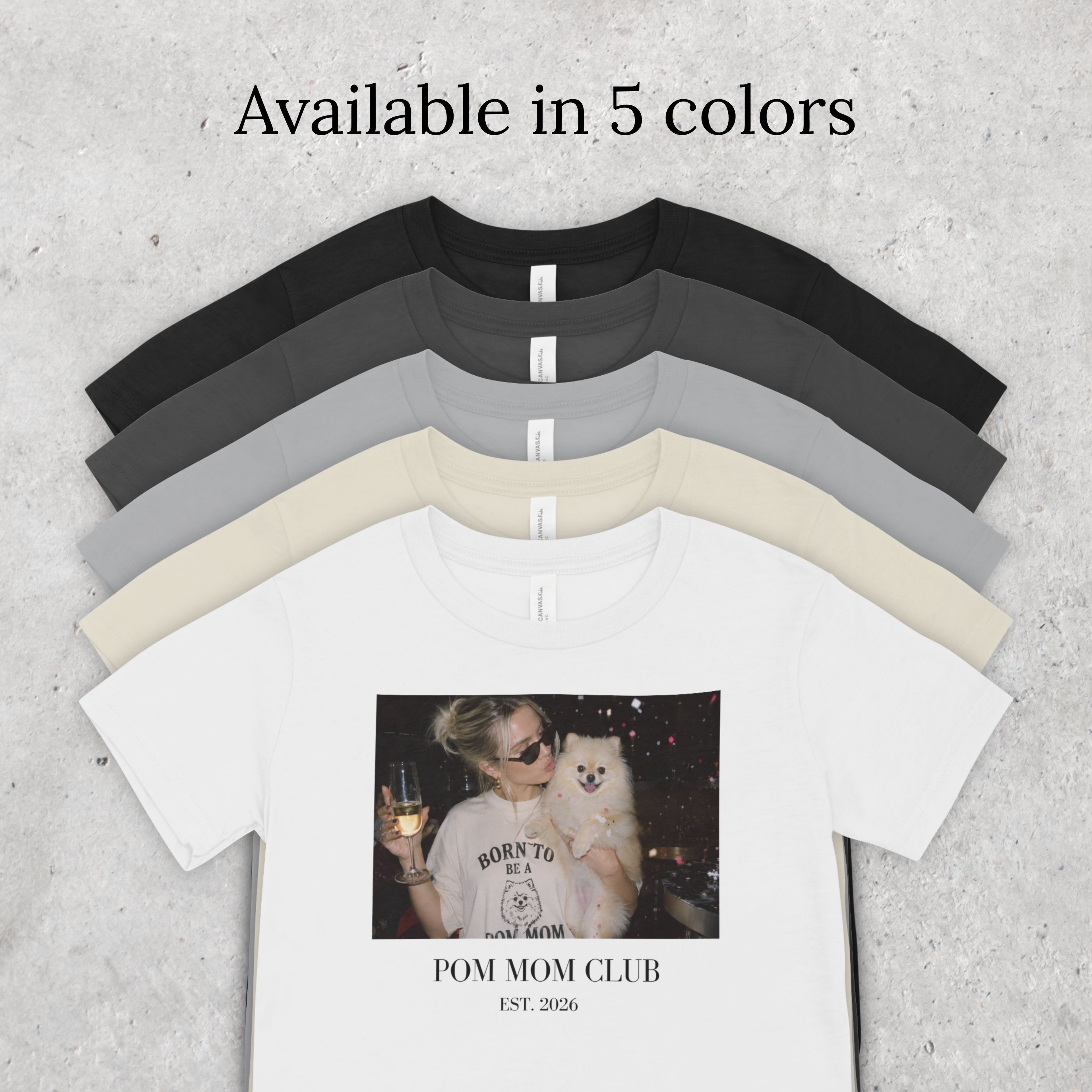 Pom Mom Club Shirt, Dog Mom Gift, Y2K Pomeranian Graphic Tee